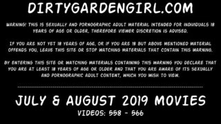Dirtygardengirl fisting prolapse giant toys extreme – july & august 2019