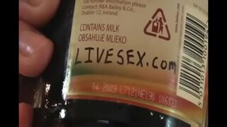 Homemade Asian Uses Bailey Bottle In Ass And Fisting
