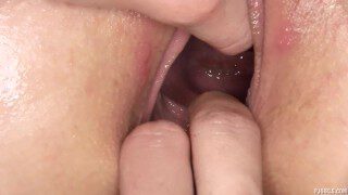 PJGIRLS – Bimanual Examination – fisting & deep loose pussy gaping (part 1)