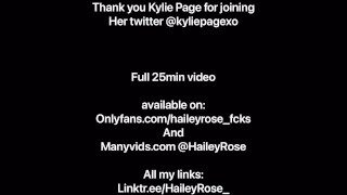 Kylie page fucks Amateur couple POV and swallows